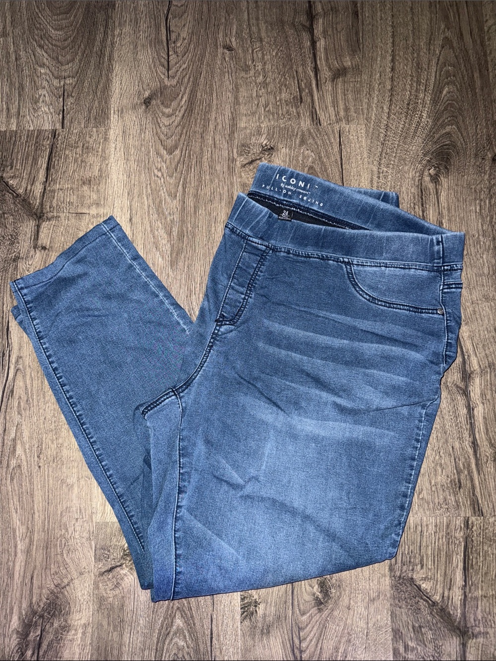 ICONIC Blue Stretch Denim Jeggings